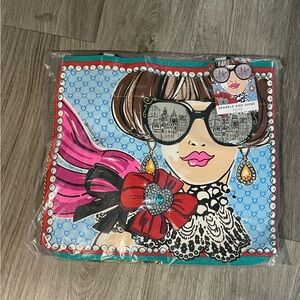 Brighton Multicolor Graphic Tote Bag